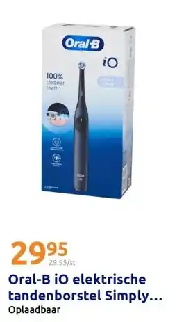 Action Oral-B iO elektrische tandenborstel Simply Clean aanbieding