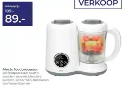 Prenatal Alecto foodprocessor aanbieding