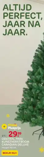 Praxis Central Park Kunstkerstboom Canadian aanbieding