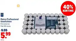 Makro Metro Professional theelichten aanbieding