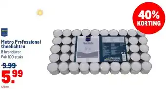 Makro Metro Professional theelichten aanbieding