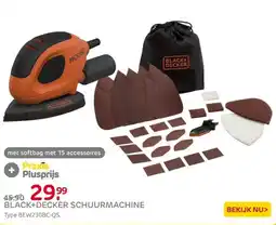 Praxis Black+Decker detailschuurmachine aanbieding