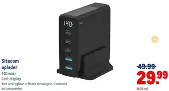 Makro Sitecom oplader aanbieding
