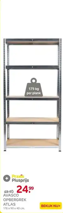 Praxis Avasco Stellingkast - Atlas - aanbieding
