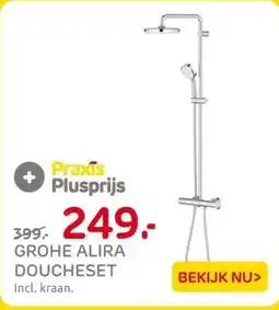 Praxis GROHE douchesysteem Start Alira met aanbieding