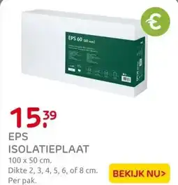Praxis Coeck Isolatieplaat EPS 60 - Polystyreen aanbieding