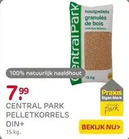 Praxis Central Park 100% natuurlijk naaldhout aanbieding