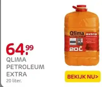 Praxis Qlima kachelbrandstof Extra 20L aanbieding