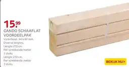 Praxis CanDo schaaflat voordeelpak vurenhout aanbieding