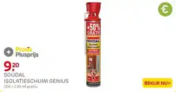 Praxis Soudal isolatieschuim Genius Promo 500ml aanbieding