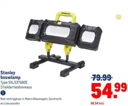 Makro Stanley bouwlamp aanbieding