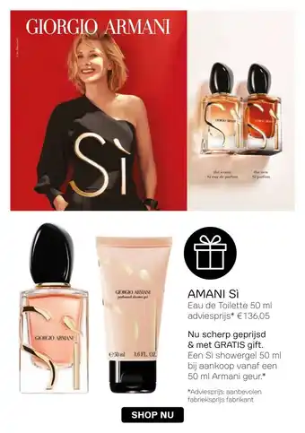 Pour Vous AMANI Sì aanbieding