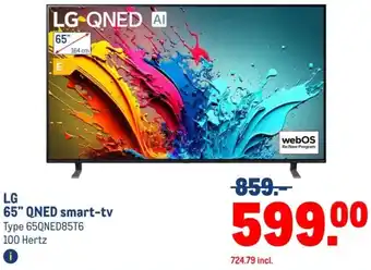Makro LG 65" QNED smart-tv aanbieding