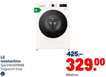 Makro LG wasmachine aanbieding