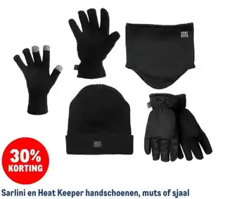 Makro Sarlini en Heat Keeper handschoenen, muts of sjaal aanbieding