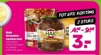 PLUS Hak Groente- conserven aanbieding