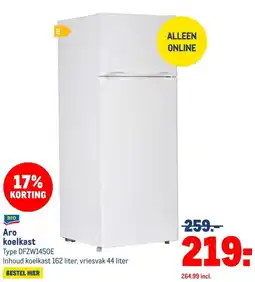 Makro Aro koelkast aanbieding