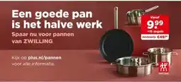 PLUS Een goede pan is het halve werk aanbieding