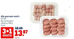 Makro Alle gourmet-mini's aanbieding