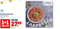 Makro Rundercarpaccio aanbieding