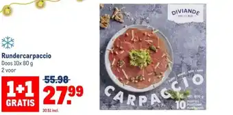 Makro Rundercarpaccio aanbieding