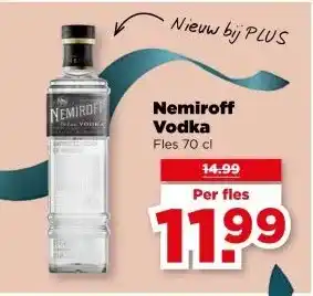 PLUS Nemiroff Vodka aanbieding