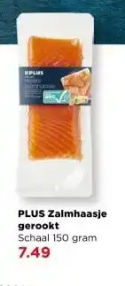 PLUS PLUS Zalmhaasje gerookt aanbieding
