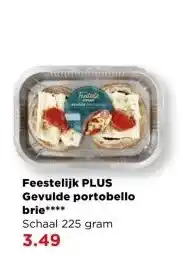 PLUS Feestelijk PLUS Gevulde portobello aanbieding