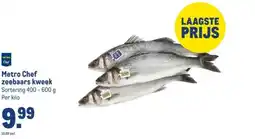 Makro Metro Chef zeebaars kweek aanbieding