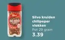 PLUS Silvo kruiden chilipeper vlokken P aanbieding