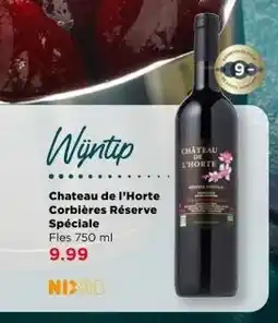 PLUS Chateau de l'Horte Corbières Réserve Spéciale aanbieding