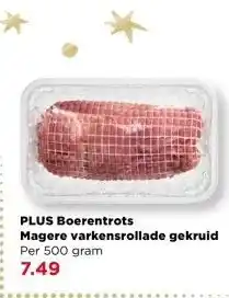 PLUS PLUS Boerentrots Magere varkensrollade gekruid aanbieding