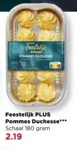 PLUS Feestelijk PLUS Pommes Duchesse aanbieding