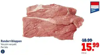 Makro Runderriblappen aanbieding