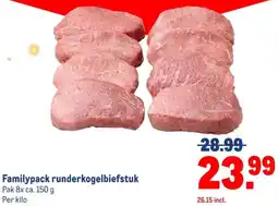 Makro Familypack runderkogelbiefstuk aanbieding