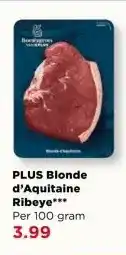 PLUS PLUS Blonde d'Aquitaine Ribeye aanbieding