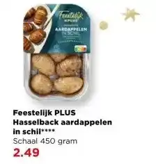 PLUS Feestelijk PLUS Hasselback aardappelen in schil aanbieding