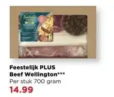 PLUS Feestelijk PLUS Beef Wellington aanbieding
