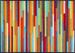 Amazon wash+dry Deurmat, Mikado Stripes 60 x 85 cm, binnen en buiten, wasbaar aanbieding
