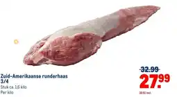 Makro Zuid-Amerikaanse runderhaas 3/4 aanbieding