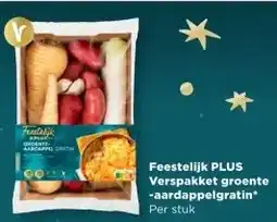 PLUS Feestelijk PLUS Verspakket groente -aardappelgratin aanbieding