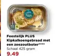 PLUS Feestelijk PLUS Kipkalkoengebraad met een zeezoutboter aanbieding
