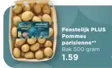 PLUS Feestelijk PLUS Pommes parisienne aanbieding