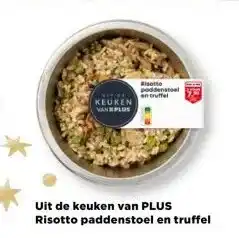 PLUS Uit de keuken van PLUS Risotto paddenstoel en truffel aanbieding