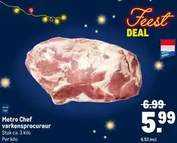 Makro Metro Chef varkensprocureur aanbieding