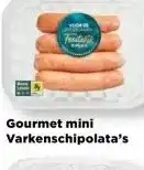 PLUS Gourmet mini Varkenschipolata's aanbieding