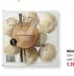 PLUS Mini hamburgerbroodjes aanbieding