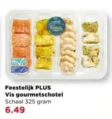 PLUS Feestelijk PLUS Vis gourmetschotel aanbieding