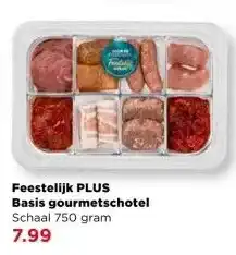 PLUS Feestelijk PLUS Basis gourmetschotel aanbieding