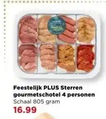 PLUS Feestelijk PLUS Sterren gourmetschotel 4 personen aanbieding